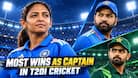 Harmanpreet Kaur to Rohit Sharma to Babar Azam: Captains with most wins in T20I cricket
