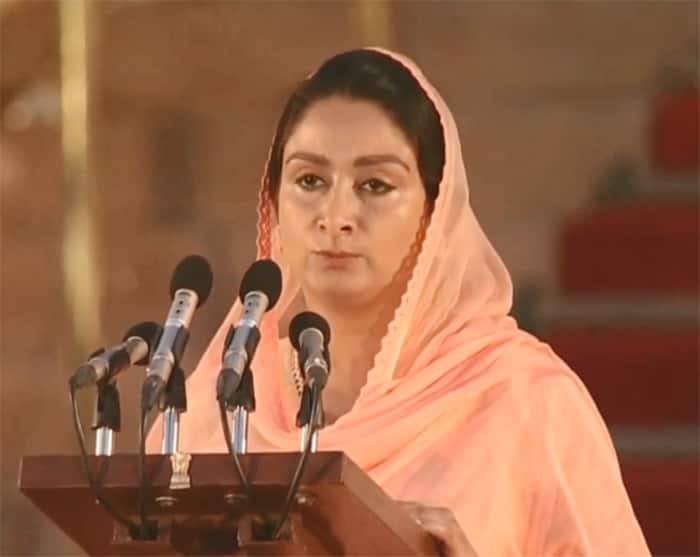 Harsimrat Kaur Badal Takes Oath