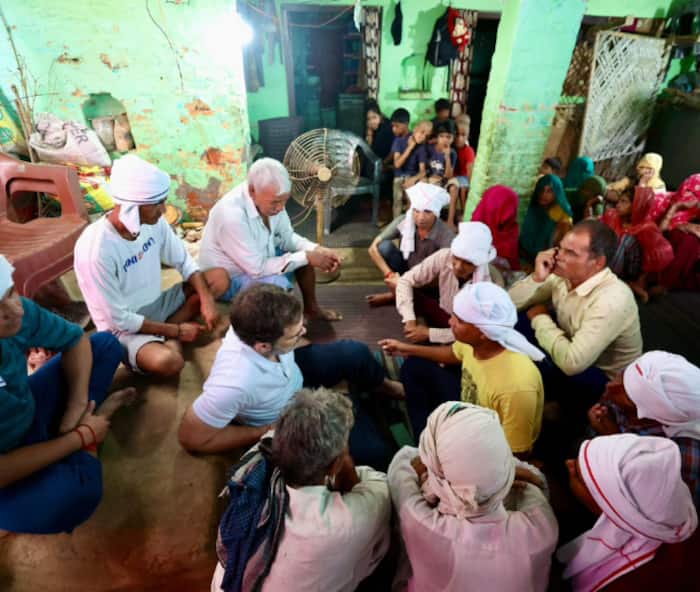 Hathras Stampede Victims  Rahul Gandhi Reaches Aligarh