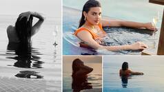Himanshi Khurana Creates Splash in Pool, Shares Bold Pictures in Wet-Hair Look From Maldives