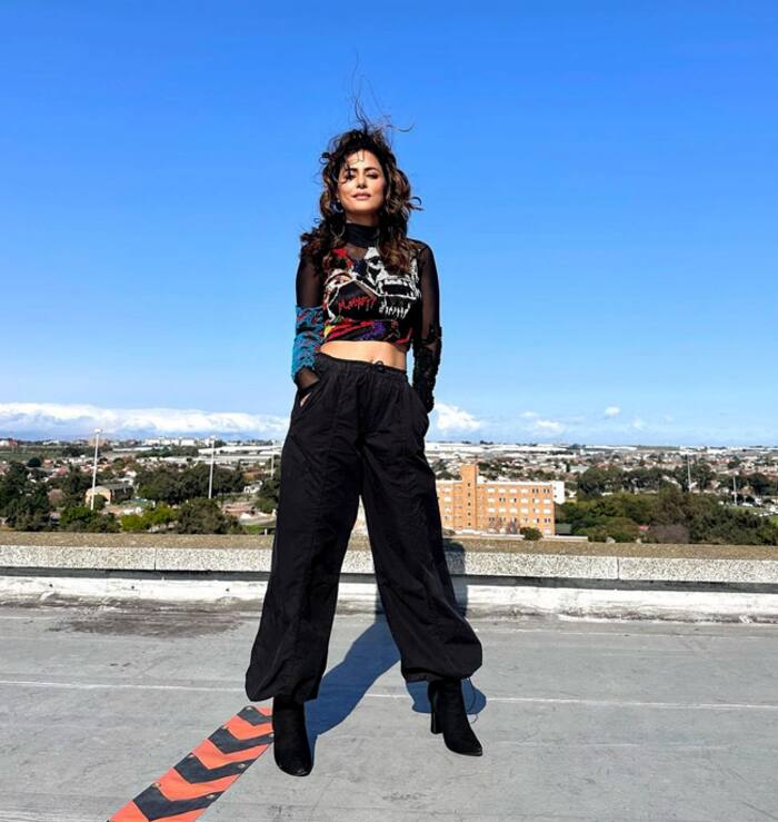 Hina Khan drops nostalgic photos from the sets of Khatron Ke Khiladi