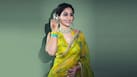Hina Khan Oozes Oomph in Hot Backless Blouse And Matching Saree l PHOTOS