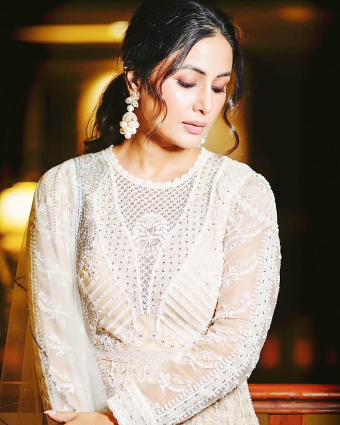 Hina Khan Pearl Jhumkas Are Love!