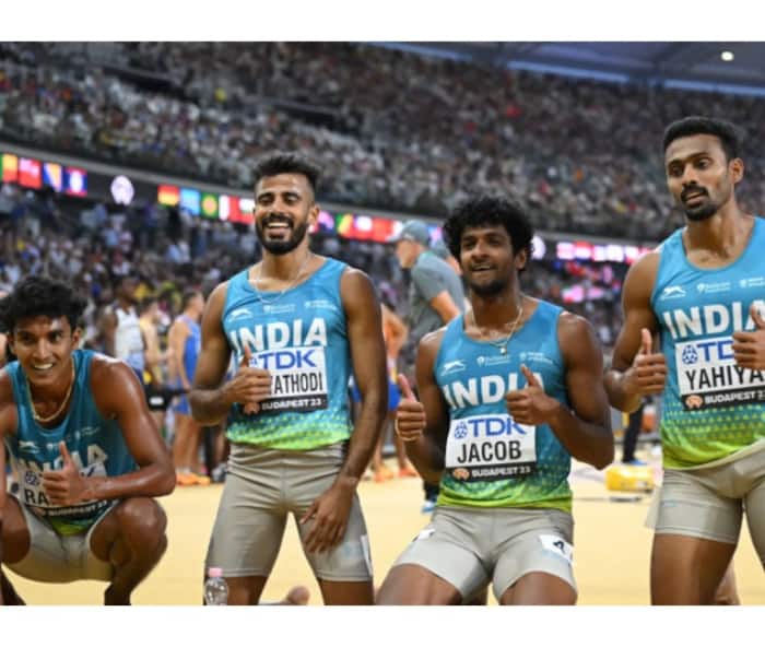 History In Budapest By Indian 4  400 Men   s Relay Team