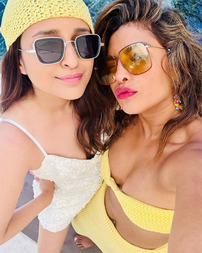 Hot Photos: Priyanka Chopra’s Birthday Bash With Parineeti Chopra