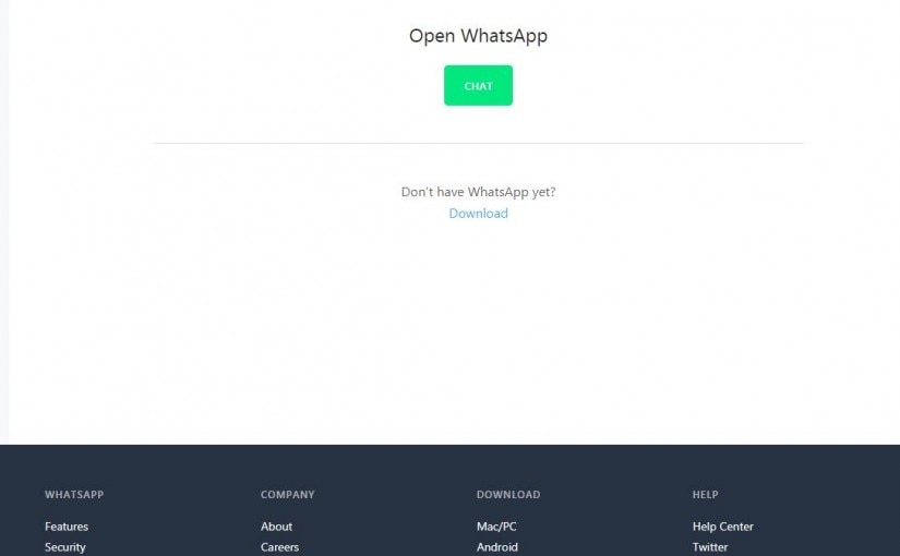 quickly send messages through whatsapp without saving phone numbers