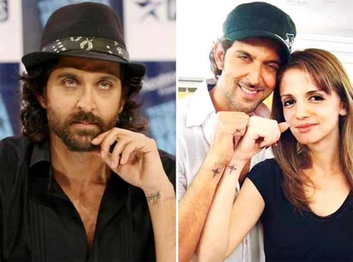 Hrithik Roshan     Sussanne Khan once got each other   s name tattooed on their wrists