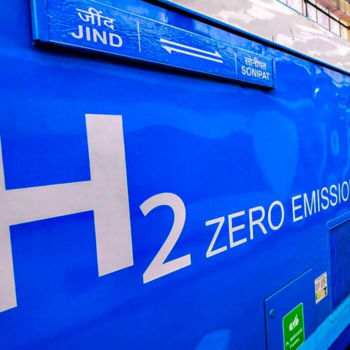 Hydrogen fuel cell technology generates electricity through a chemical reaction using hydrogen, with water vapour as the only emission.