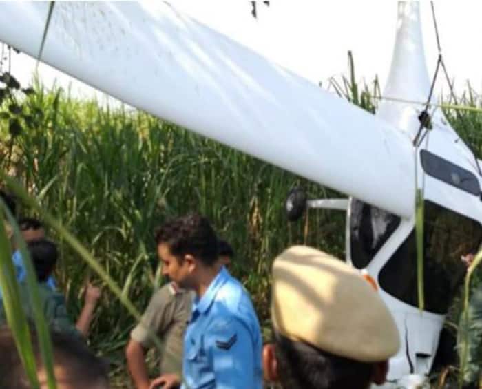 IAFs Microlight Aircraft Crashes in Baghpat; Pilots Eject Safely