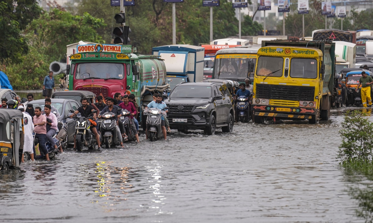 IMD Monsoon tracker July 8: Heavy rain lashes Surat, Mumbai and Palghar ...