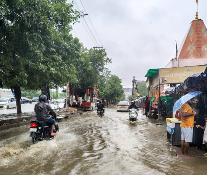 In Pics: Heavy rainfall in Noida