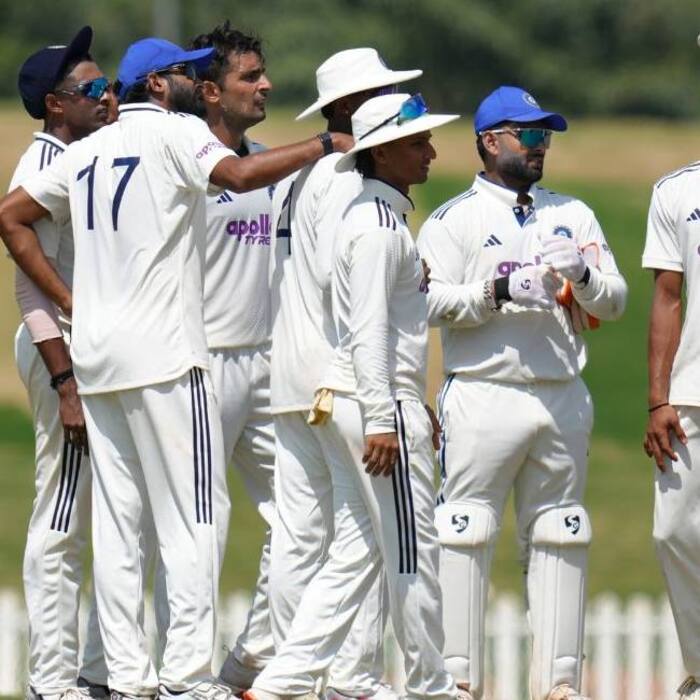 India A have put a target of 417 runs to win the match.