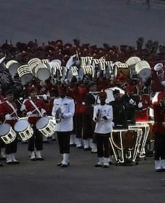 Beating Retreat 2024: President Droupadi Murmu, PM Modi Witness Enchanting Ritual; Check Pictures