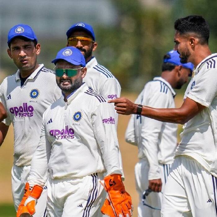 Indias A team appeared to be in trouble