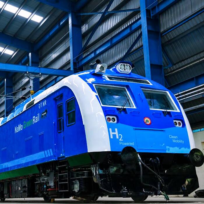 Indias first hydrogen-powered train