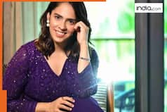 Inside photos of Saina Nehwal's luxurious Rs 40000000 mansion in Hyderabad, it has a medal cabinet in...