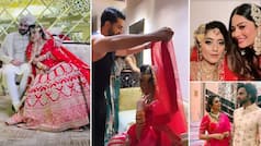 Inside Pics: Newlyweds Shireen Mirza - Hasan Sartaj Shine In Stunning Outfits At Their Wedding Ceremony; Divyanka Tripathi, Vivek Dahiya, Aly Goni Join