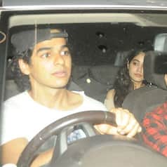 PICS: Reported couple Jhanvi Kapoor and Ishaan Khattar attend Baywatch screening together!