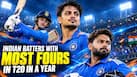 Ishan Kishan to Virat Kohli to Rishabh Pant: Indian batters with most fours in T20 in a year