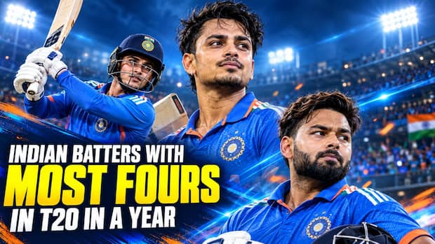 Ishan Kishan to Virat Kohli to Rishabh Pant: Indian batters with most fours in T20 in a year