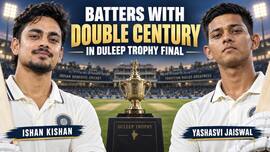 Ishan Kishan to Yashasvi Jaiswal: 5 batters to score DOUBLE CENTURY in Duleep Trophy final