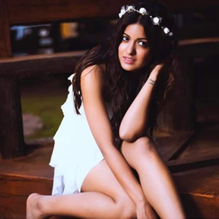 Ishita Dutta posing for her portfolio shoot