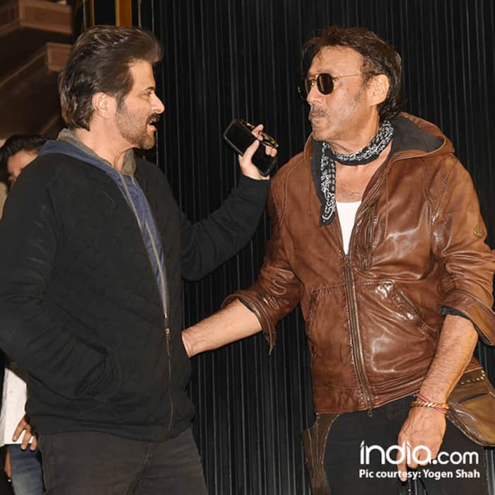 Jackie Shroff with Anil Kapoor at Rohini Iyer   s birthday bash