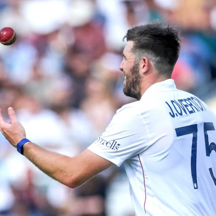 Jamie Overton made comeback to Test cricket vs India last month