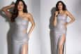 Janhvi Kapoor Goes Retro in Sparkly Silver Dress, Flaunts Her Glistening Skin in Thigh-High Slit - See Viral Pics