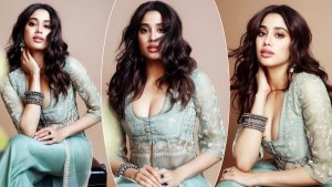 Janhvi Kapoor Sizzles in Hot Light-Blue Salwar-Suit With Plunging Neckline - See Viral Photos Janhvi Kapoor Sizzles in Hot Light-Blue Salwar-Suit With Plunging Neckline - See Viral Photos