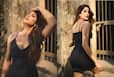 Janhvi Kapoor’s Fitted Black Mini-Dress With Shimmery Embellishments Sets The Perfect Party Vibe- PICS