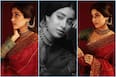 Janhvi Kapoor Resembles her Mother Sridevi in Red Organza Heritage Saree Worth Over Rs 1 Lakh - Photos