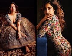 Janhvi Kapoor Leaves Fans Drooling Over Her Beauty With Her Mercury Rising Pictures in Embroidered Lehenga