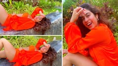 Janhvi Kapoor Sizzles in Bold Orange Bikini, Sun-kissed Pictures Go Viral
