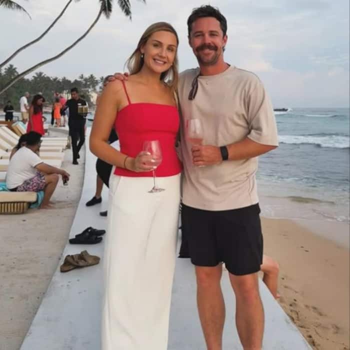 Jessica Davies and Travis Head have known each other for more than 15 years