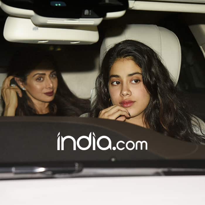 Jhanvi Kapoor with mother Sridevi at special screening of Padman