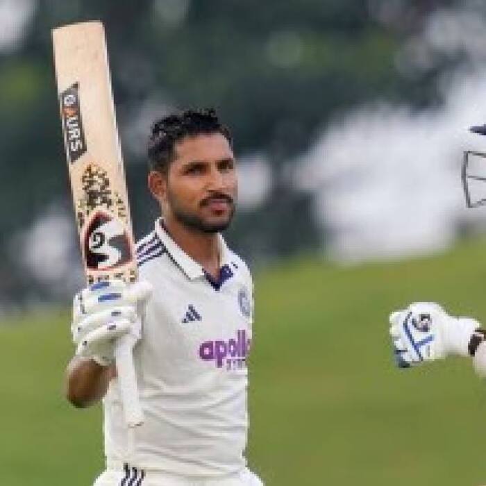 Jurel remained unbeaten as India A declared their innings at 382 for 7.