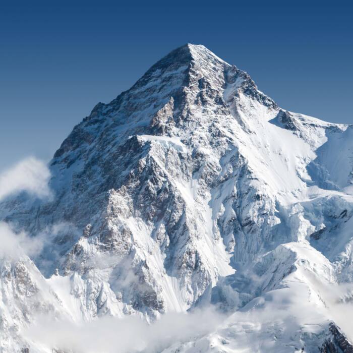 K2 ranks at number two  8 611 m 