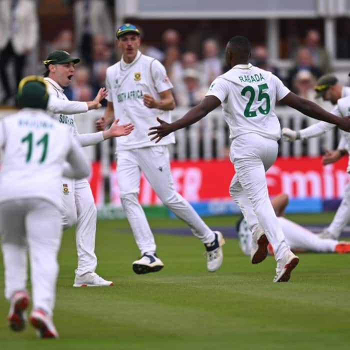 Kagiso Rabada claimed 5 wickets to bowl out Australia for 212