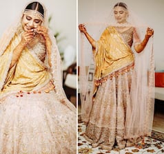 Kaisi Yeh Yaariaan Actress Niti Taylor's Bridal Look in Elegant Pastel-Hue Lehenga Goes Viral