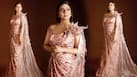 Kajol Raises Fashion Bar in Stunning Sequined Saree-Gown And Minimal Glam Look- See PICS