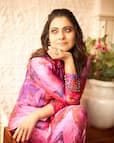 Kajol Makes Midweek Colourful With Pink And Red Coloured Satin Co-Ord Set - See Mesmerising Photos