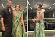 Gadar 2 Bash: Kajol Looks Like a Vision to Behold in Saree, Bindi And Jhumkas With Hubby Ajay Devgn - PICS