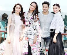 Kalank: Madhuri Dixit Nene, Sonakshi Sinha, Alia Bhatt, Varun Dhawan Have Fun as They Promote Their Film
