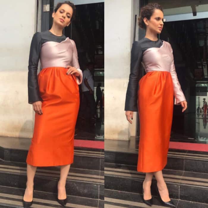 Kangana Ranaut in Bibhu Mohapatra outfit