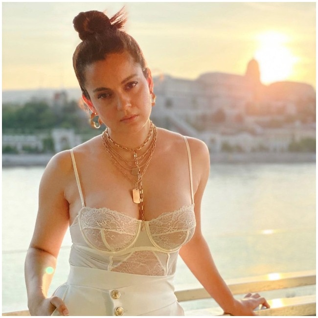 Kangana Ranaut's white-on-white look is best to create a statement at a party Kangana Ranaut's white-on-white look is best to create a statement at a party