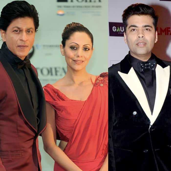 Karan Johar, Gauri Khan and Shah Rukh Khan