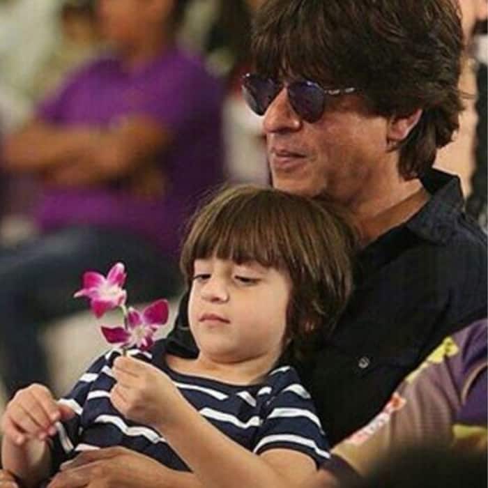 Karan Johar shares a cute picture of Shah Rukh Khan and his son AbRAm