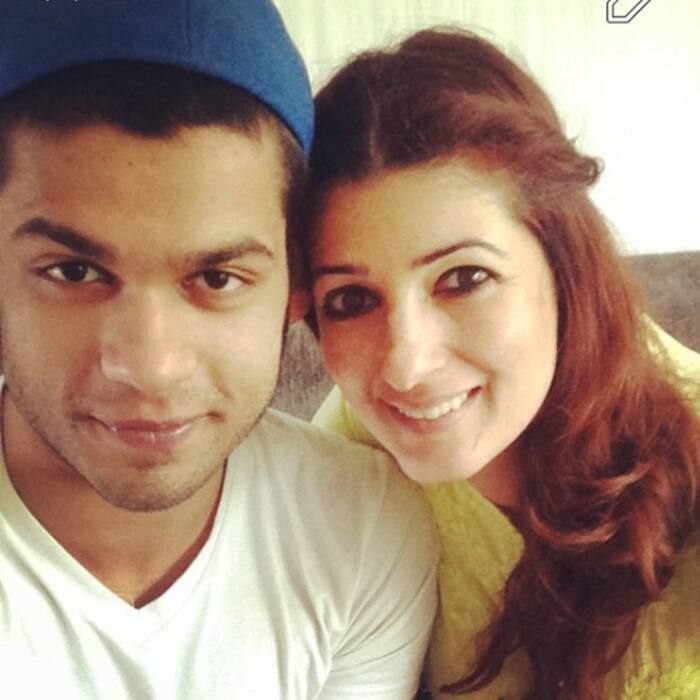 Karan Kapadia’s selfie with sister Twinkle Kapadia