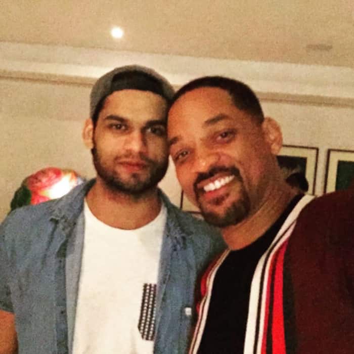 Karan Kapadia’s selfie with Will Smith